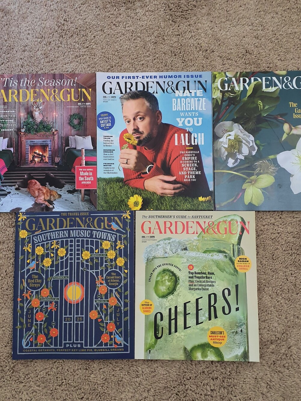 Garden & Gun Magazine Lot Of 5 Dec 2025 To Sept 2026 Issues For Collectors